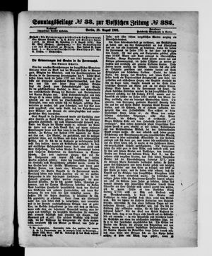 Königlich privilegirte Berlinische Zeitung von Staats- und gelehrten Sachen vom 18.08.1901