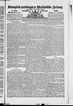 Königlich privilegirte Berlinische Zeitung von Staats- und gelehrten Sachen vom 11.09.1901