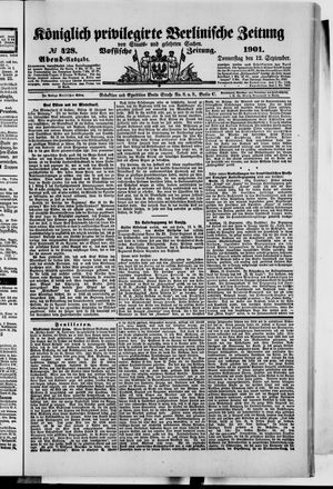 Königlich privilegirte Berlinische Zeitung von Staats- und gelehrten Sachen vom 12.09.1901