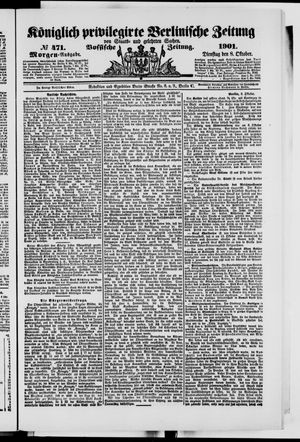 Königlich privilegirte Berlinische Zeitung von Staats- und gelehrten Sachen vom 08.10.1901