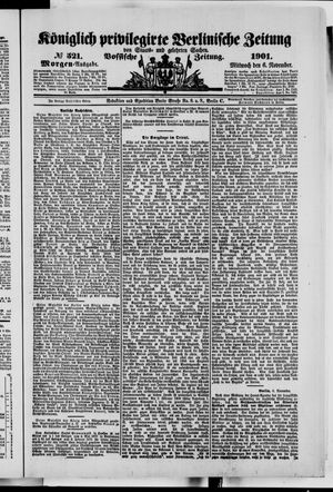 Königlich privilegirte Berlinische Zeitung von Staats- und gelehrten Sachen vom 06.11.1901