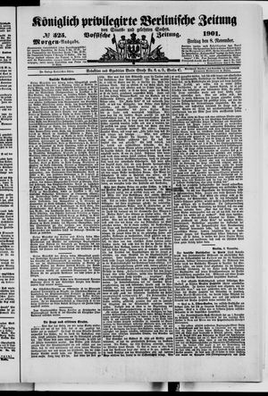 Königlich privilegirte Berlinische Zeitung von Staats- und gelehrten Sachen vom 08.11.1901