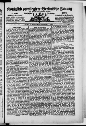 Königlich privilegirte Berlinische Zeitung von Staats- und gelehrten Sachen vom 21.12.1901