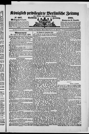 Königlich privilegirte Berlinische Zeitung von Staats- und gelehrten Sachen on Dec 29, 1901