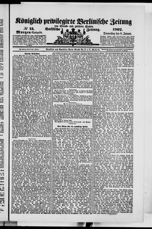 Königlich privilegirte Berlinische Zeitung von Staats- und gelehrten Sachen on Jan 9, 1902