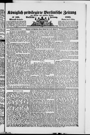 Königlich privilegirte Berlinische Zeitung von Staats- und gelehrten Sachen vom 03.03.1902