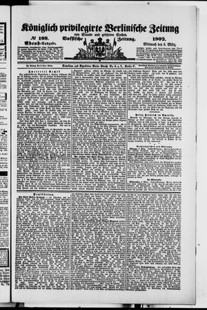 Königlich privilegirte Berlinische Zeitung von Staats- und gelehrten Sachen vom 05.03.1902