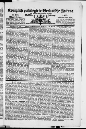 Königlich privilegirte Berlinische Zeitung von Staats- und gelehrten Sachen vom 08.03.1902