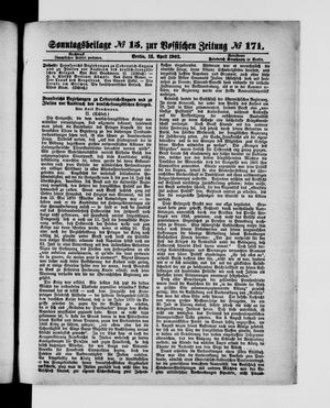 Königlich privilegirte Berlinische Zeitung von Staats- und gelehrten Sachen vom 13.04.1902