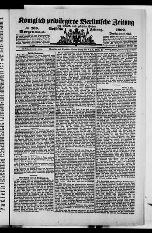 Königlich privilegirte Berlinische Zeitung von Staats- und gelehrten Sachen vom 06.05.1902