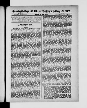 Königlich privilegirte Berlinische Zeitung von Staats- und gelehrten Sachen vom 11.05.1902