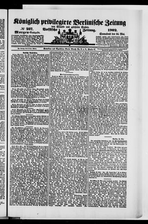 Königlich privilegirte Berlinische Zeitung von Staats- und gelehrten Sachen vom 24.05.1902