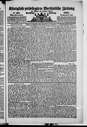 Königlich privilegirte Berlinische Zeitung von Staats- und gelehrten Sachen vom 03.06.1902