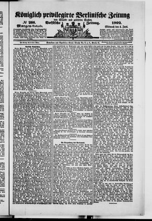 Königlich privilegirte Berlinische Zeitung von Staats- und gelehrten Sachen vom 04.06.1902