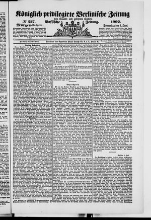 Königlich privilegirte Berlinische Zeitung von Staats- und gelehrten Sachen vom 05.06.1902