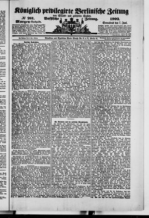 Königlich privilegirte Berlinische Zeitung von Staats- und gelehrten Sachen vom 07.06.1902