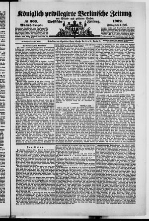 Königlich privilegirte Berlinische Zeitung von Staats- und gelehrten Sachen vom 04.07.1902