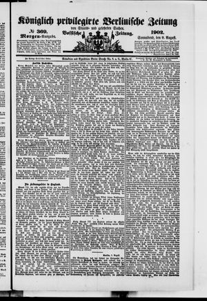 Königlich privilegirte Berlinische Zeitung von Staats- und gelehrten Sachen on Aug 9, 1902