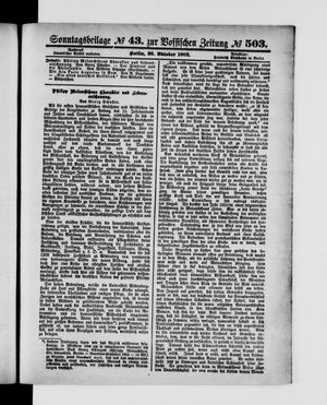 Königlich privilegirte Berlinische Zeitung von Staats- und gelehrten Sachen vom 26.10.1902