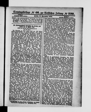 Königlich privilegirte Berlinische Zeitung von Staats- und gelehrten Sachen on Nov 16, 1902