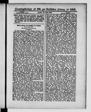 Königlich privilegirte Berlinische Zeitung von Staats- und gelehrten Sachen vom 19.07.1903