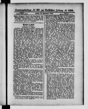 Königlich privilegirte Berlinische Zeitung von Staats- und gelehrten Sachen vom 13.09.1903