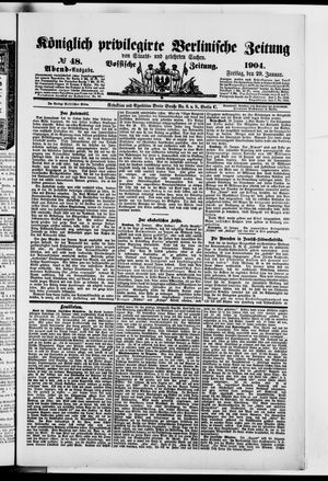 Königlich privilegirte Berlinische Zeitung von Staats- und gelehrten Sachen vom 29.01.1904