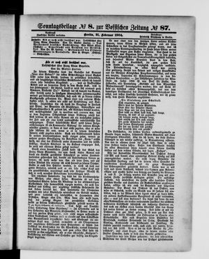 Königlich privilegirte Berlinische Zeitung von Staats- und gelehrten Sachen vom 21.02.1904