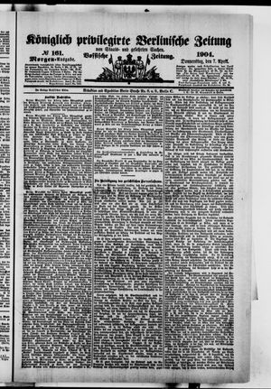 Königlich privilegirte Berlinische Zeitung von Staats- und gelehrten Sachen vom 07.04.1904