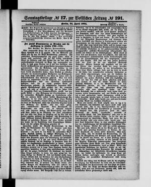 Königlich privilegirte Berlinische Zeitung von Staats- und gelehrten Sachen vom 24.04.1904