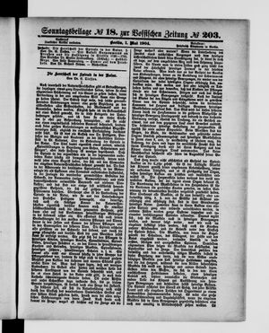 Königlich privilegirte Berlinische Zeitung von Staats- und gelehrten Sachen vom 01.05.1904