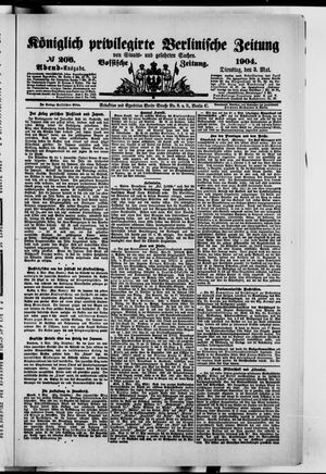 Königlich privilegirte Berlinische Zeitung von Staats- und gelehrten Sachen vom 03.05.1904
