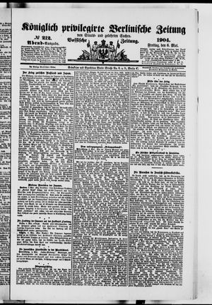 Königlich privilegirte Berlinische Zeitung von Staats- und gelehrten Sachen vom 06.05.1904