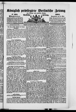 Königlich privilegirte Berlinische Zeitung von Staats- und gelehrten Sachen vom 14.05.1904