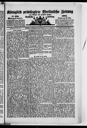Königlich privilegirte Berlinische Zeitung von Staats- und gelehrten Sachen vom 20.05.1904