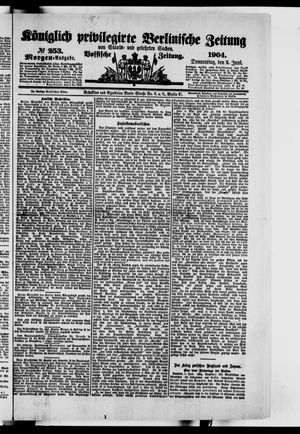 Königlich privilegirte Berlinische Zeitung von Staats- und gelehrten Sachen vom 02.06.1904