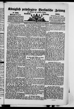 Königlich privilegirte Berlinische Zeitung von Staats- und gelehrten Sachen vom 09.06.1904