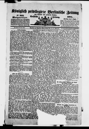 Königlich privilegirte Berlinische Zeitung von Staats- und gelehrten Sachen on Jul 1, 1904