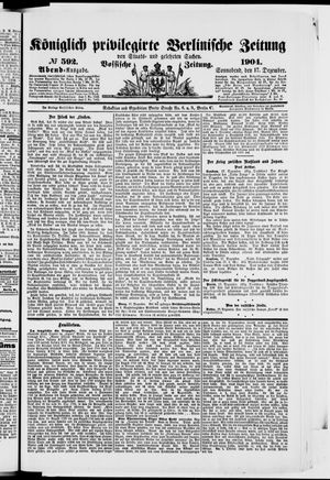 Königlich privilegirte Berlinische Zeitung von Staats- und gelehrten Sachen vom 17.12.1904