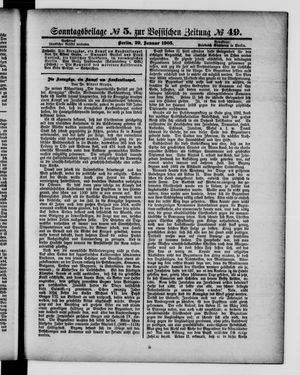 Königlich privilegirte Berlinische Zeitung von Staats- und gelehrten Sachen vom 29.01.1905