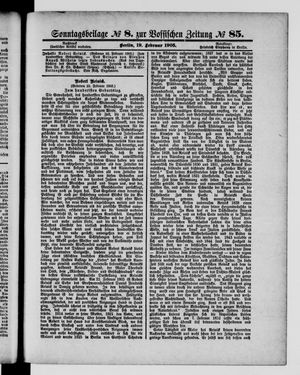 Königlich privilegirte Berlinische Zeitung von Staats- und gelehrten Sachen vom 19.02.1905