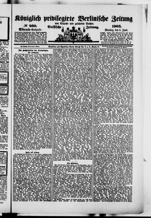 Königlich privilegirte Berlinische Zeitung von Staats- und gelehrten Sachen vom 05.06.1905