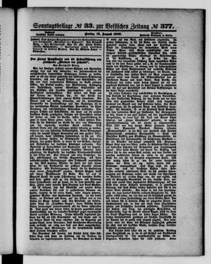 Königlich privilegirte Berlinische Zeitung von Staats- und gelehrten Sachen vom 13.08.1905