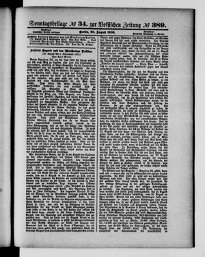 Königlich privilegirte Berlinische Zeitung von Staats- und gelehrten Sachen on Aug 20, 1905