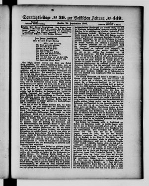 Königlich privilegirte Berlinische Zeitung von Staats- und gelehrten Sachen on Sep 24, 1905