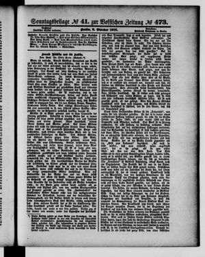 Königlich privilegirte Berlinische Zeitung von Staats- und gelehrten Sachen vom 08.10.1905