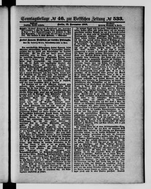 Königlich privilegirte Berlinische Zeitung von Staats- und gelehrten Sachen vom 12.11.1905