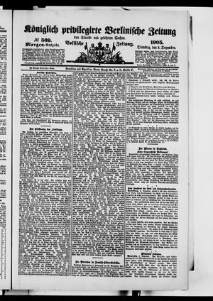 Königlich privilegirte Berlinische Zeitung von Staats- und gelehrten Sachen vom 05.12.1905