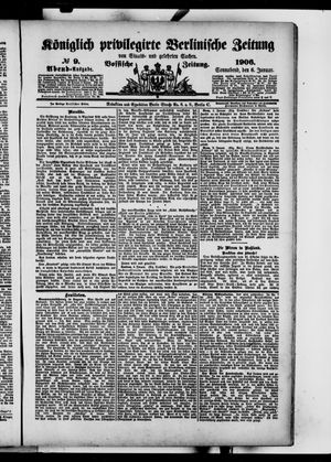 Königlich privilegirte Berlinische Zeitung von Staats- und gelehrten Sachen vom 06.01.1906