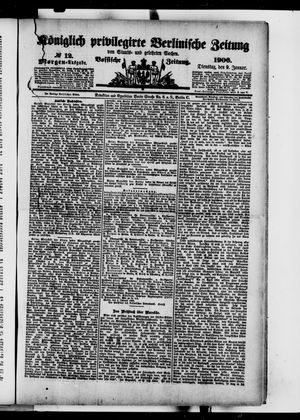 Königlich privilegirte Berlinische Zeitung von Staats- und gelehrten Sachen vom 09.01.1906